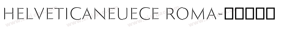 HelveticaNeueCE Roma字体转换